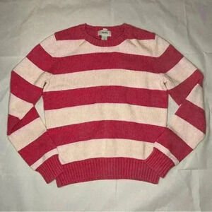 Pink & White Stripe Sweater